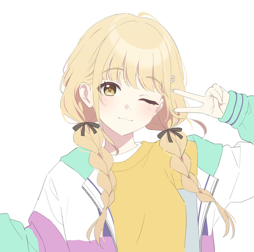 fujita kotone (idolmaster and 1 more) drawn by 7peach