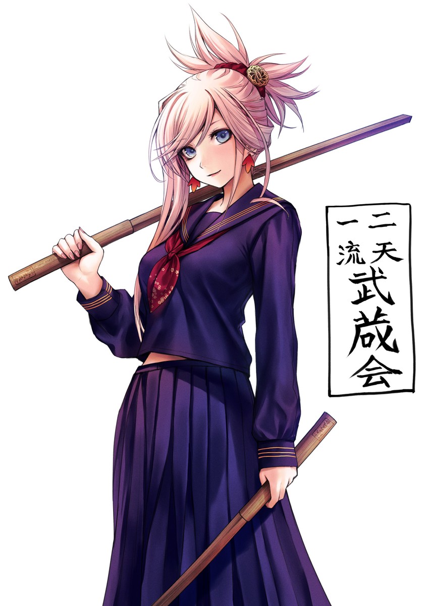 miyamoto musashi (fate and 1 more) drawn by applekun
