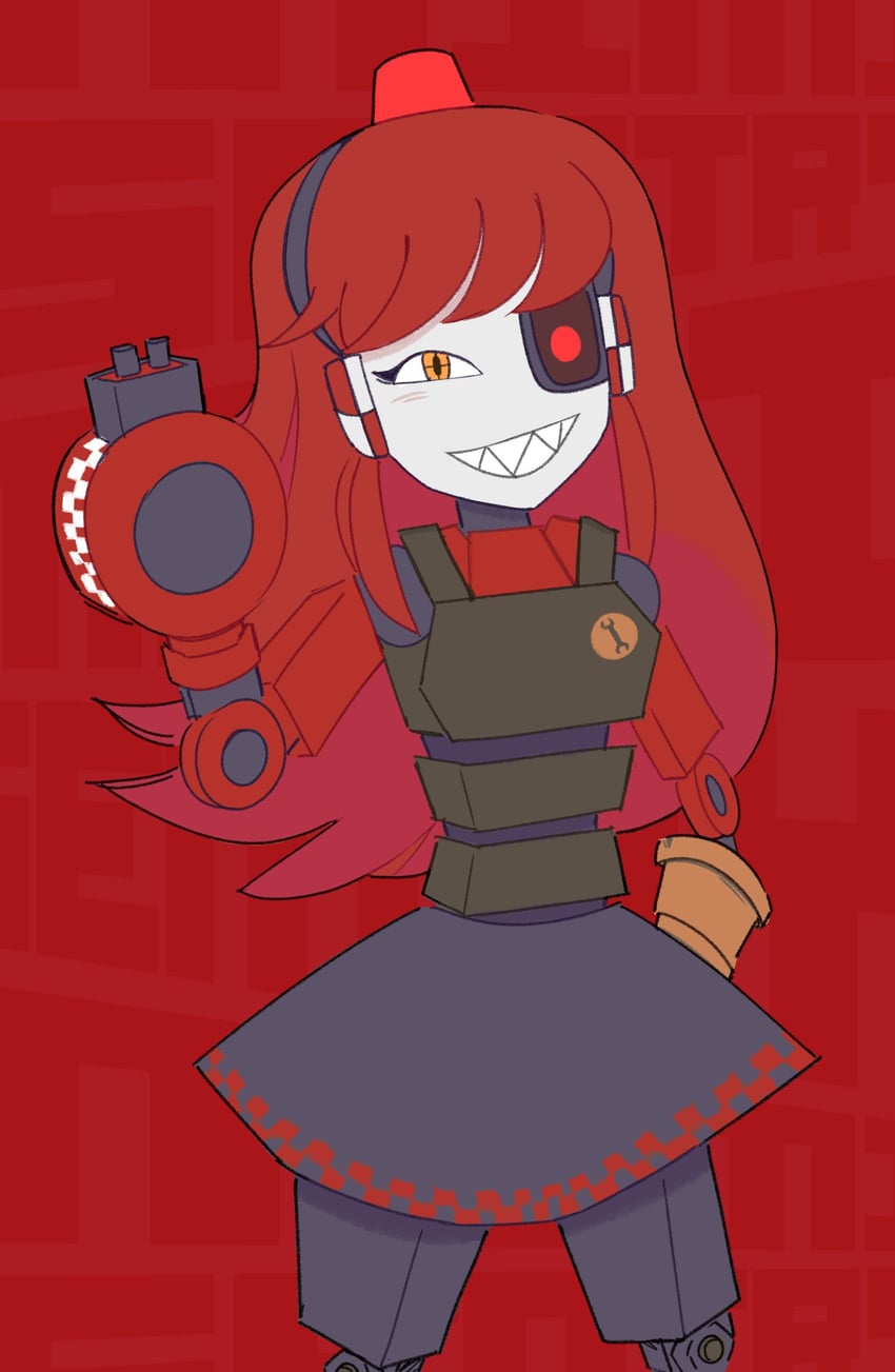 mimi-sentry (original and 1 more) drawn by le0ro