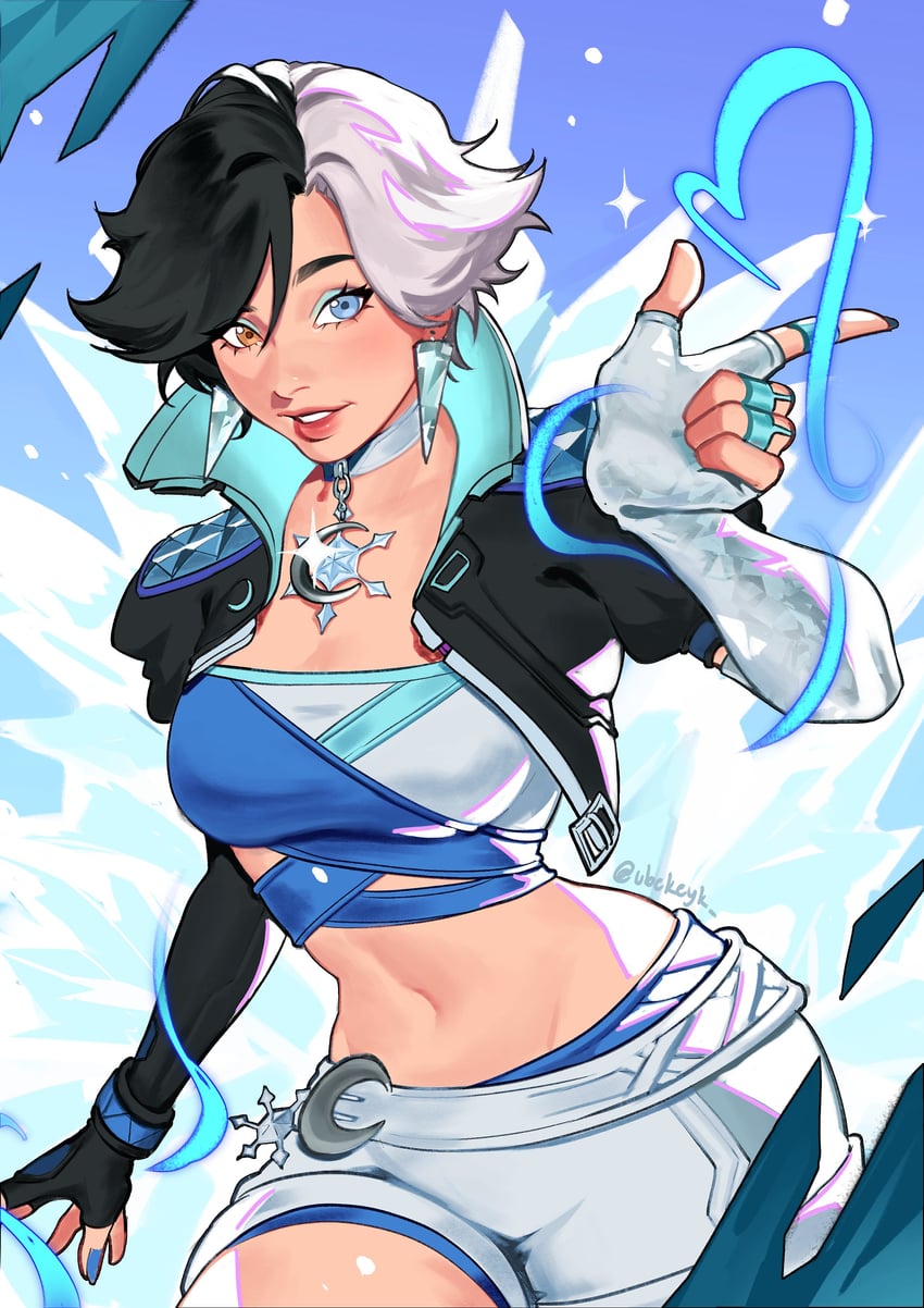 luna snow (marvel and 1 more) drawn by ubekeyk