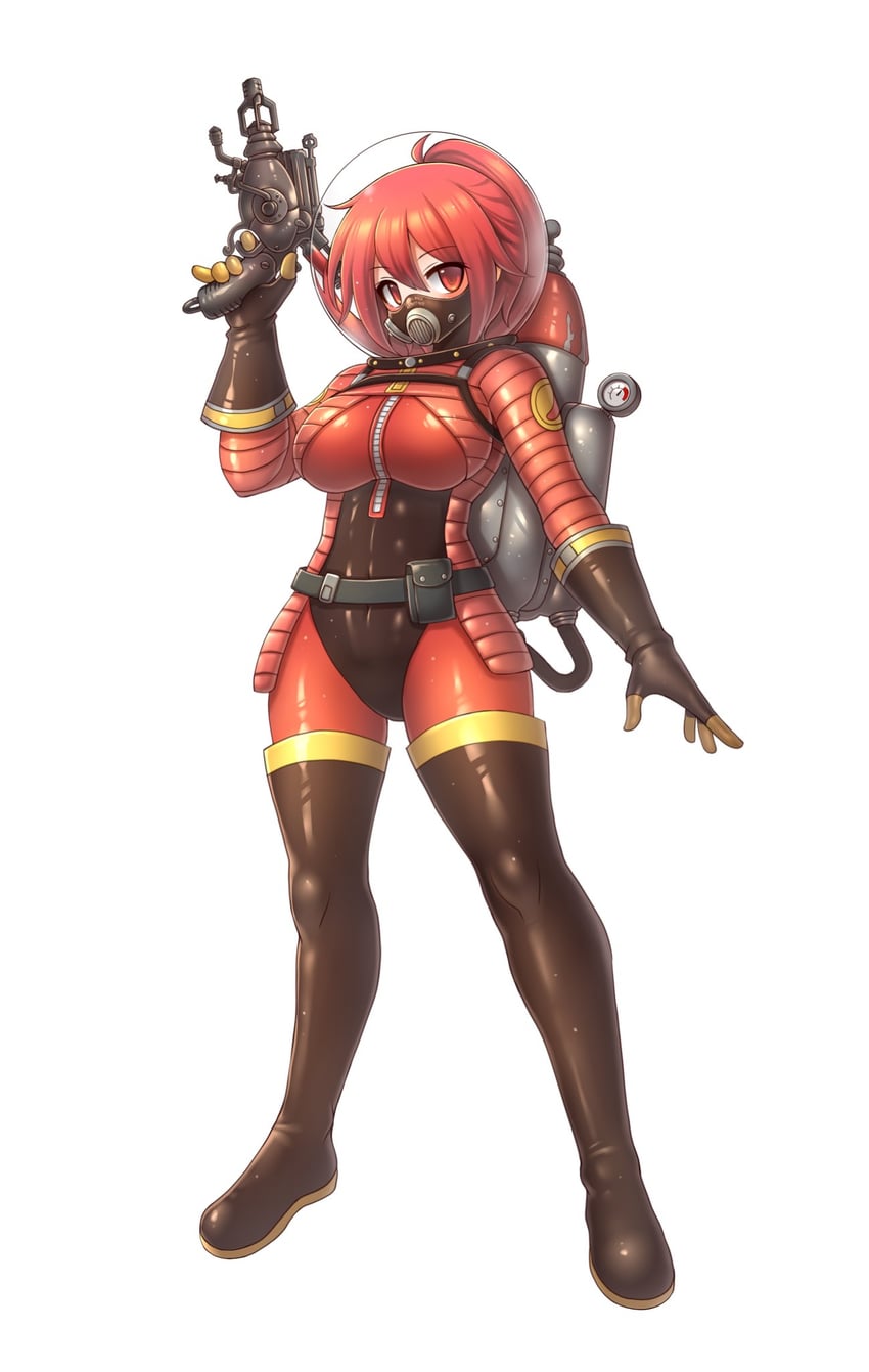 pyro and red pyro (team fortress 2) drawn by emperpep