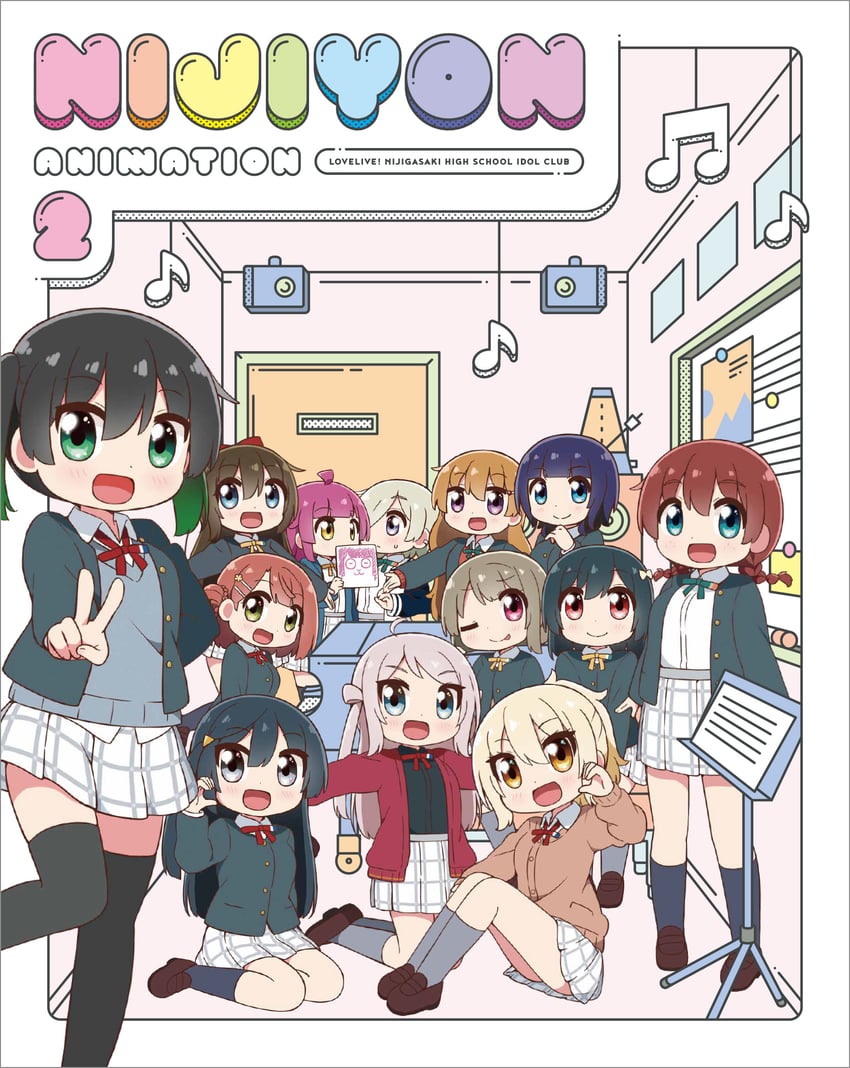 yuki setsuna, uehara ayumu, takasaki yu, osaka shizuku, tennoji rina, and 8 more (love live! and 2 more) drawn by miyako_hito
