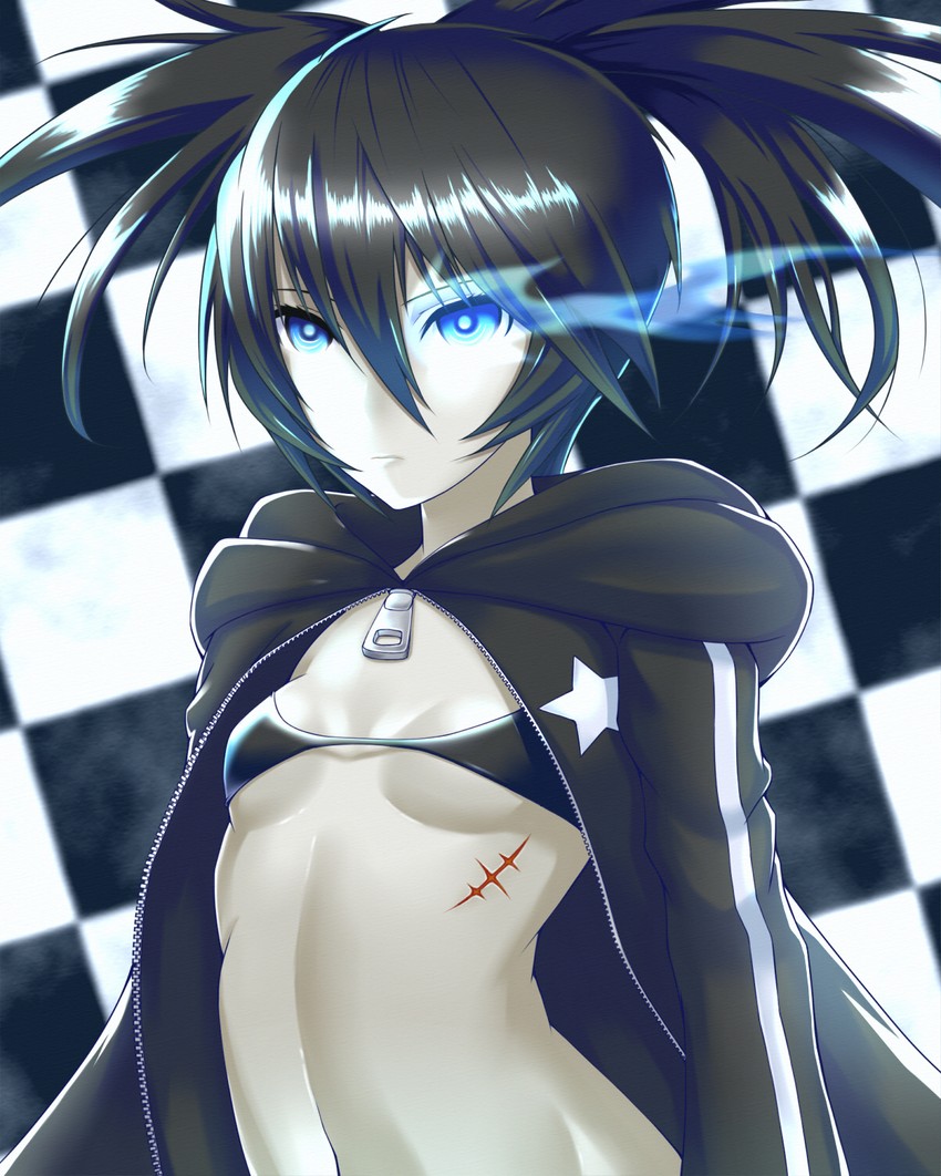black rock shooter (black rock shooter) drawn by mizuse_kouichi