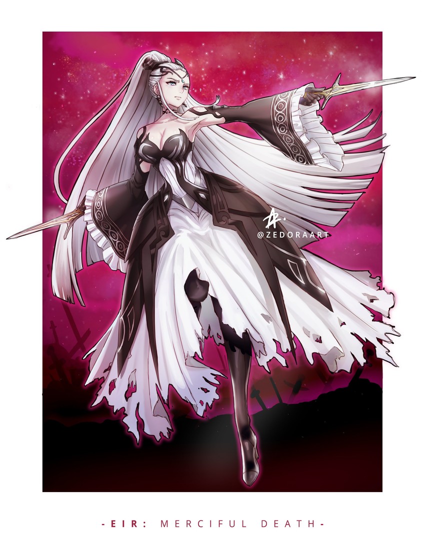 eir (fire emblem and 1 more) drawn by zedoraart