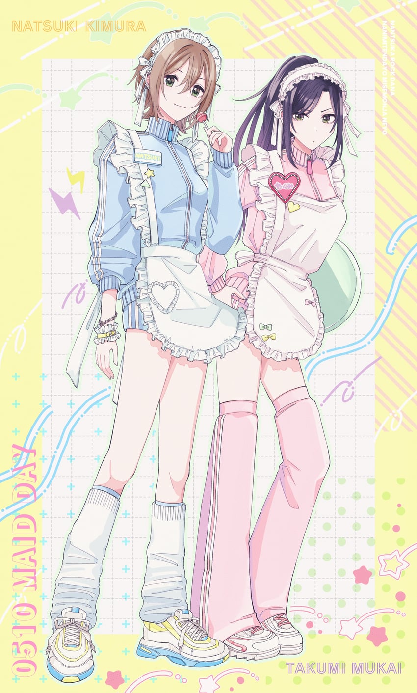 mukai takumi and kimura natsuki (idolmaster and 1 more) drawn by kumatsuki_(no-kirin)