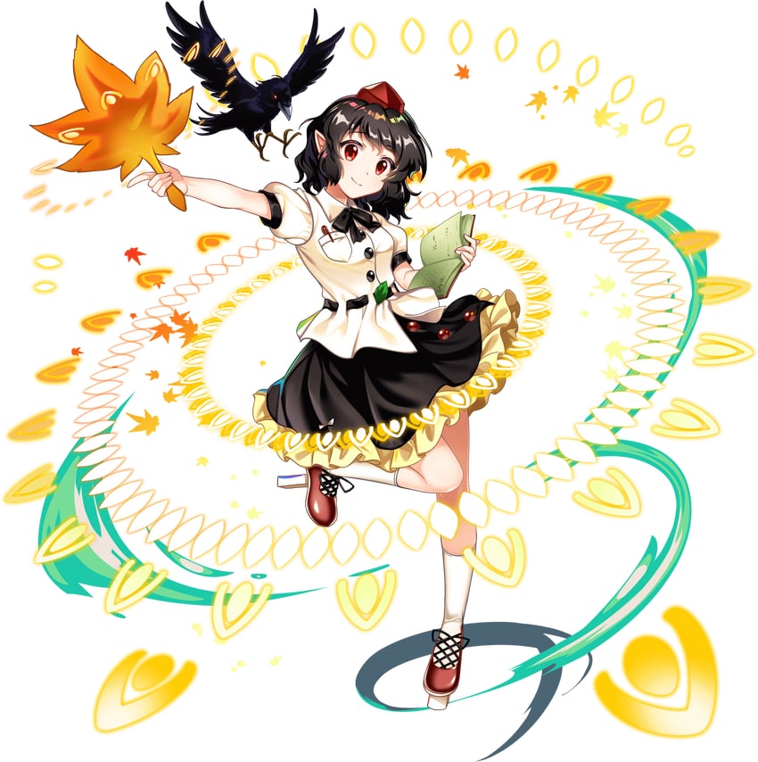shameimaru aya (touhou and 2 more) drawn by rotte_(1109)