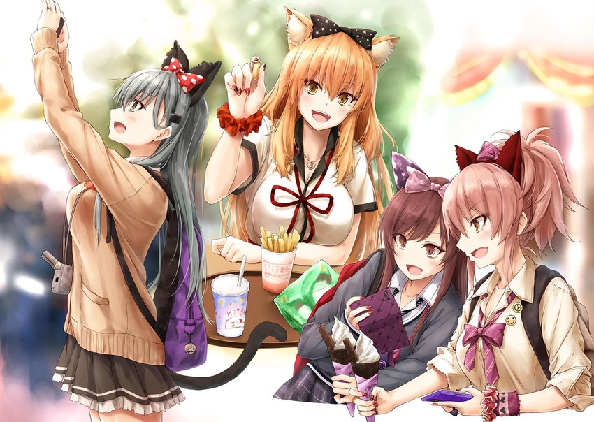 suzuya, jougasaki mika, osaki amana, suzuya kai ni, and suzuka gozen (kantai collection and 8 more) drawn by suien