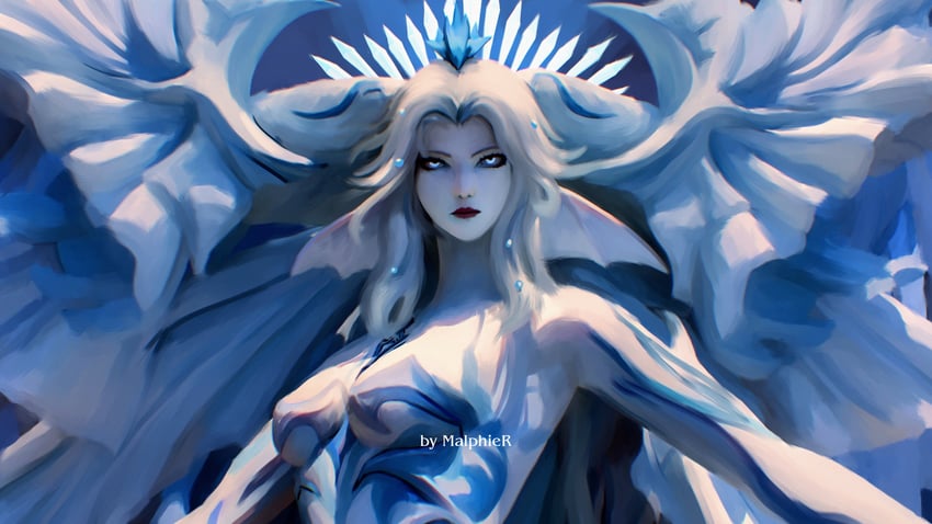 hydaelyn (final fantasy and 1 more) drawn by malphier