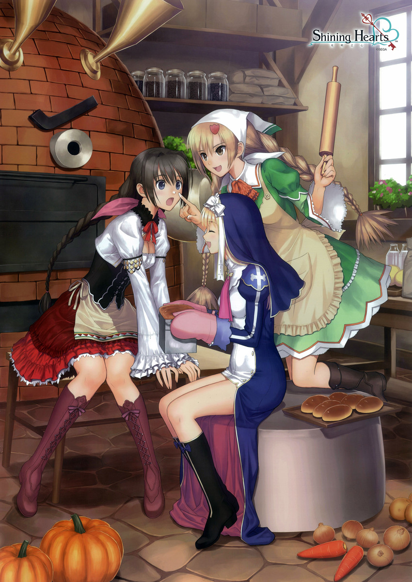 neris, amil manaflare, and eari (shining and 2 more) drawn by tony_taka