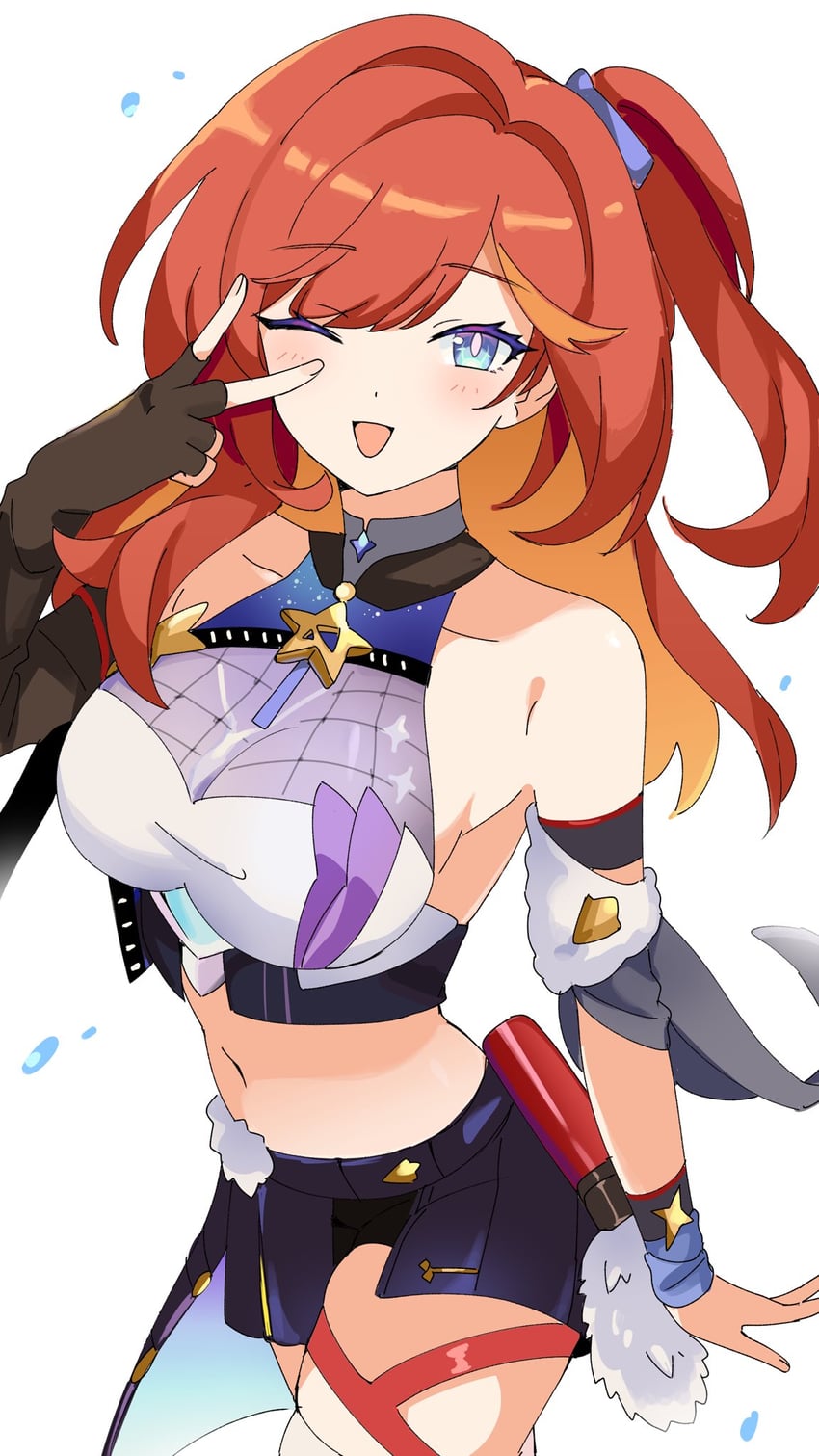 senadina (honkai and 1 more) drawn by awe_(adorableduckyy)