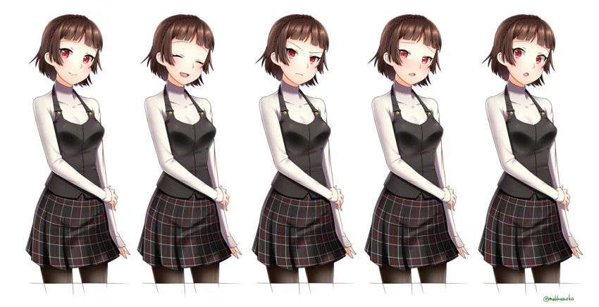 niijima makoto (persona and 1 more) drawn by do_m_kaeru