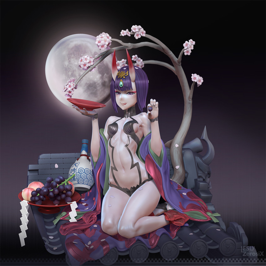 shuten douji (fate and 1 more) drawn by leslyzerosix