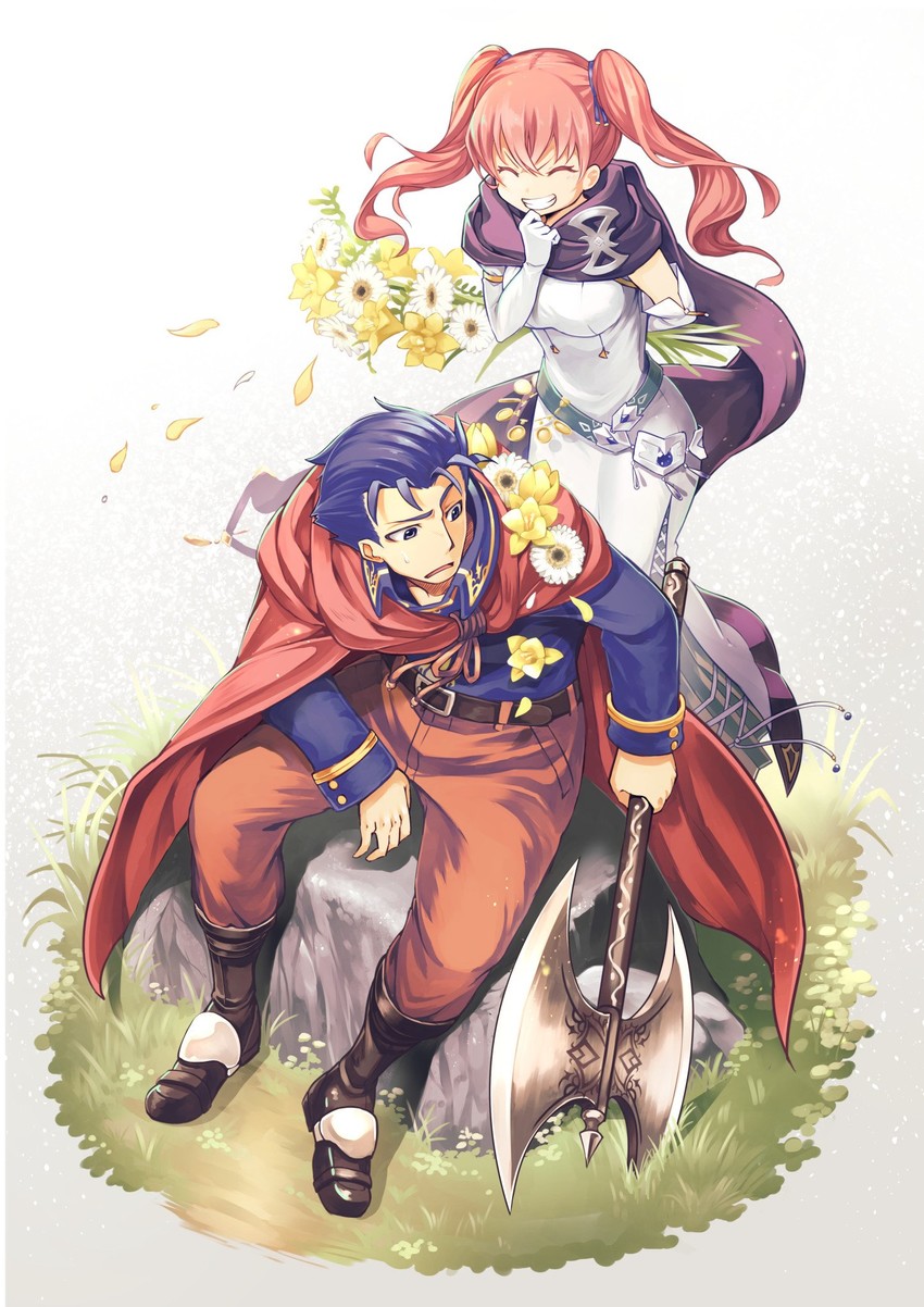 hector and serra (fire emblem and 1 more) drawn by nakabayashi_zun
