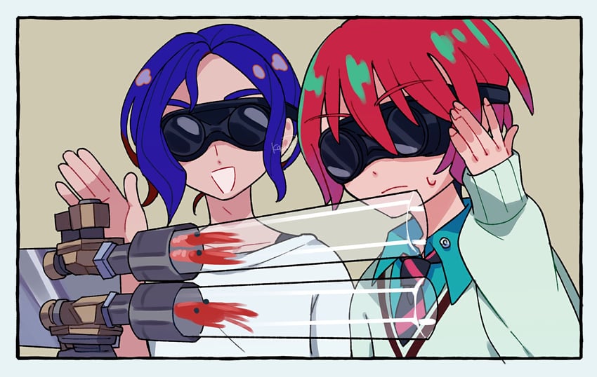 amate yuzuriha and shuji ito (gundam and 2 more) drawn by karaage_bentou_(28grtm)