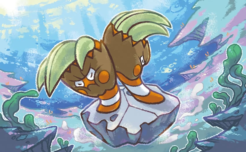 binacle (pokemon and 1 more) drawn by tsuruta_saya