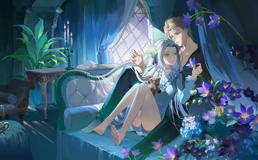 edelgard von hresvelg and dimitri alexandre blaiddyd (fire emblem and 1 more) drawn by minty0