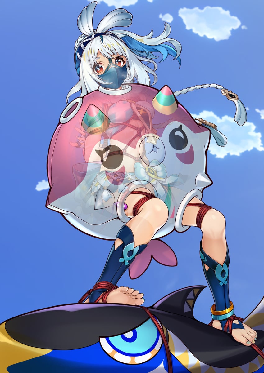 mualani (genshin impact) drawn by yiduan_zhu