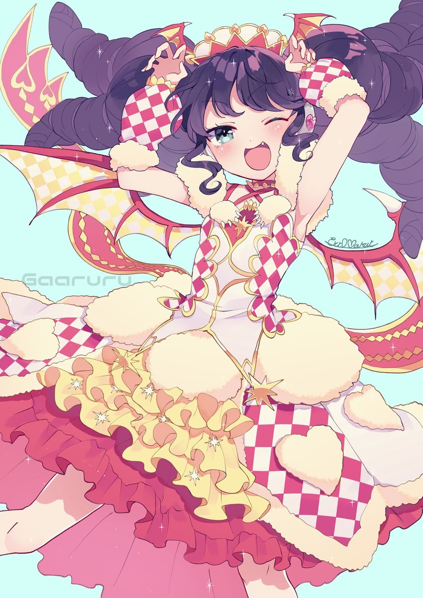 gaaruru (pretty series and 1 more) drawn by marueri