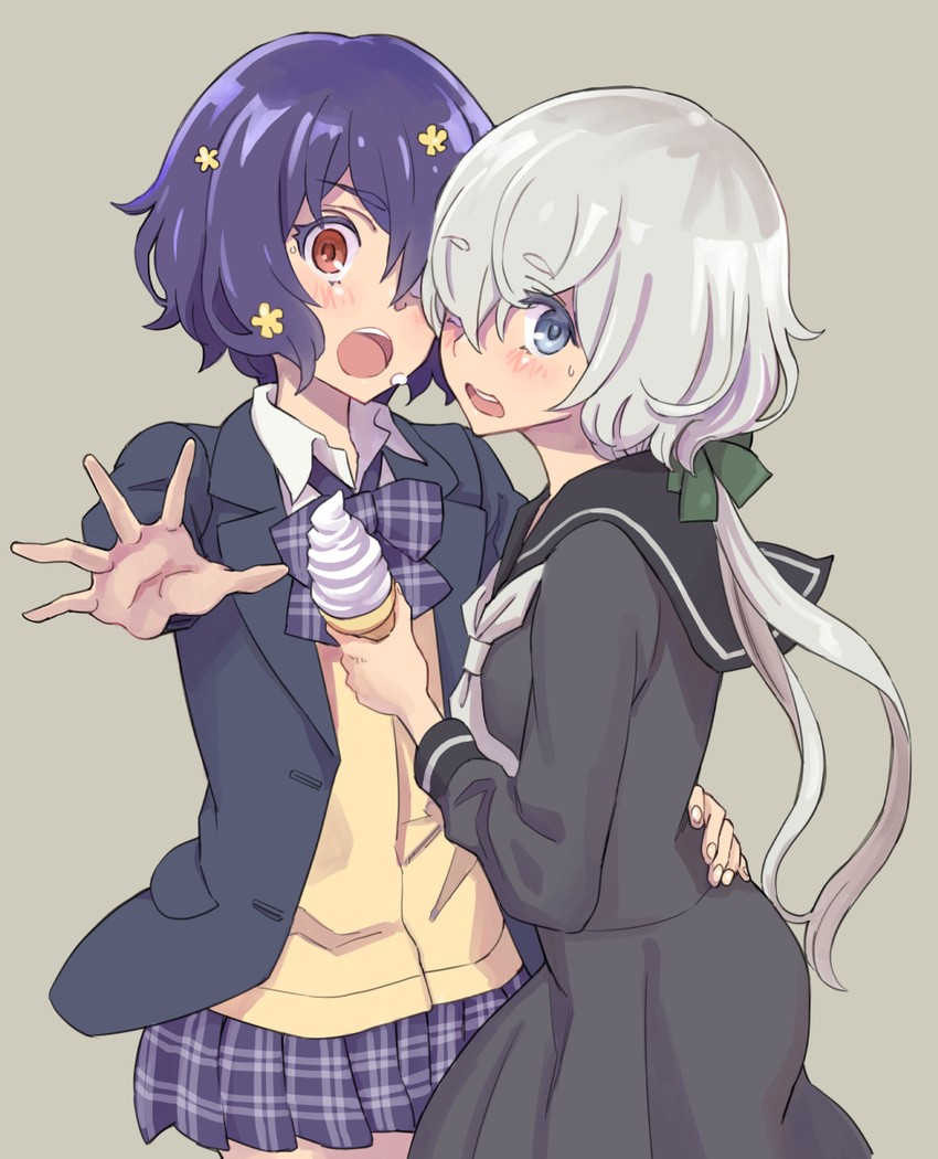 konno junko and mizuno ai (zombie land saga) drawn by yamanori_(yamanori56)