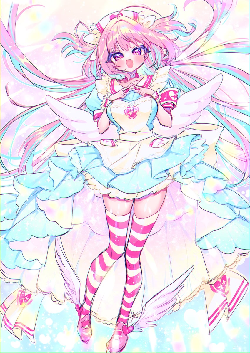 yumemi riamu (idolmaster and 2 more) drawn by adachi_(nogami_nono)