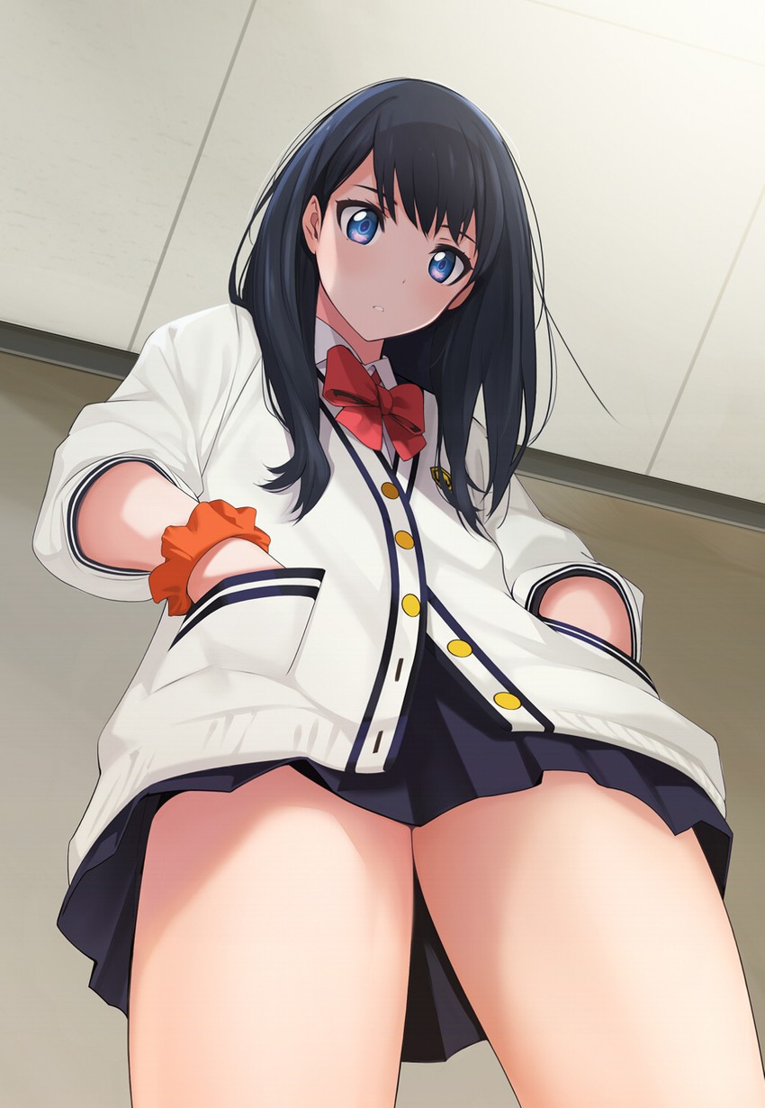 takarada rikka (gridman universe and 1 more) drawn by fed_(giba)