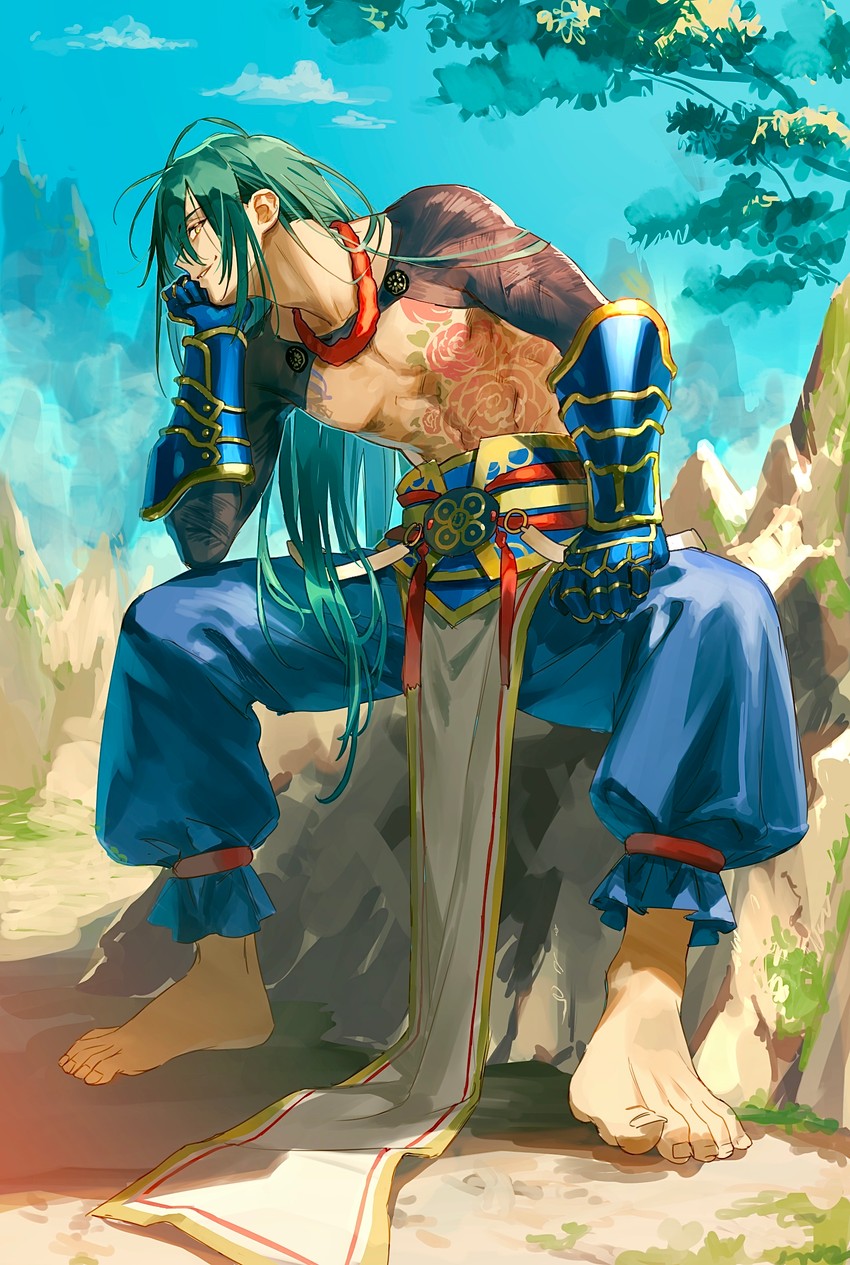yan qing (fate and 1 more) drawn by bikkusama