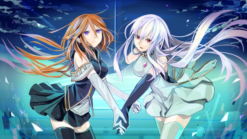 namine ritsu and sukone tei (utau) drawn by toudou_charo