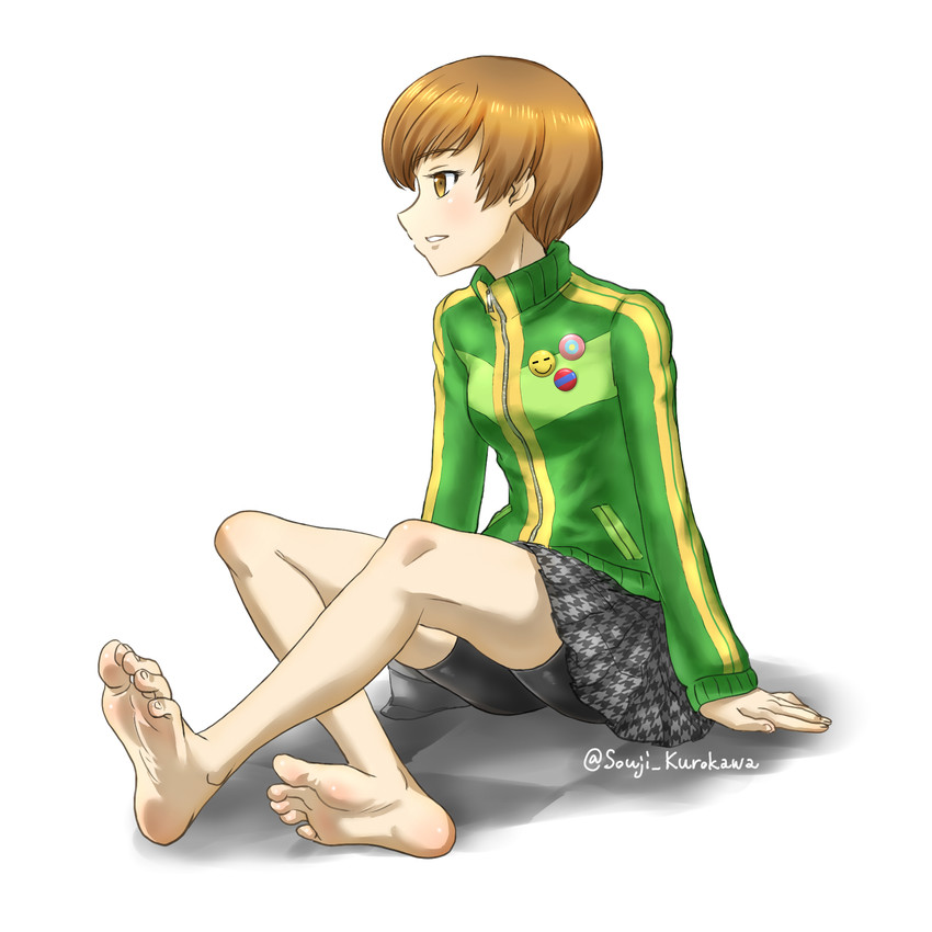 satonaka chie (persona and 1 more) drawn by souji_kurokawa