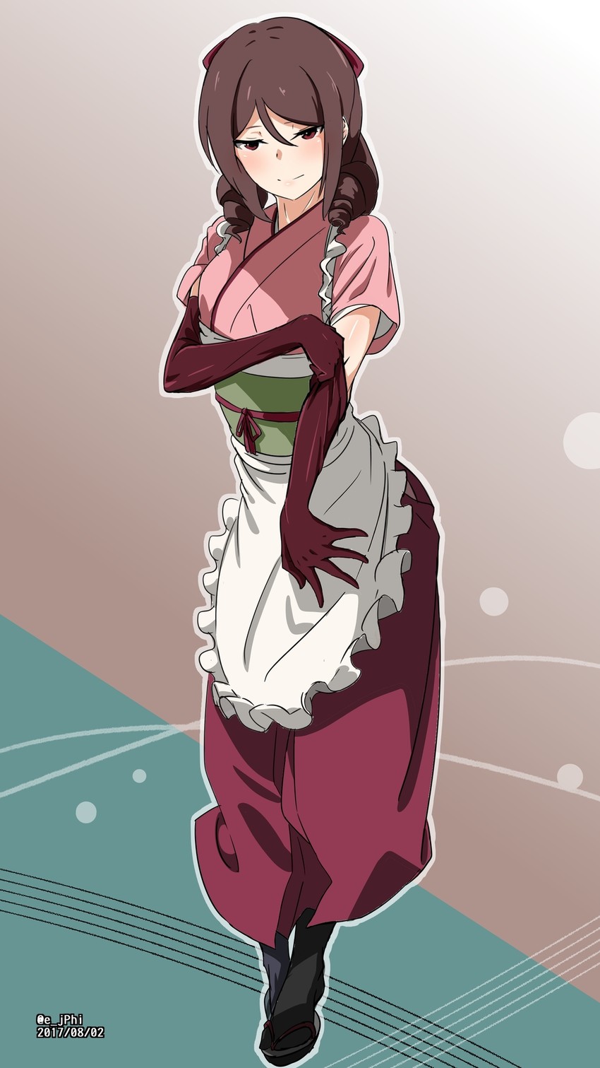 harukaze (kantai collection) drawn by doushi_tatsu_to_dekkai_no