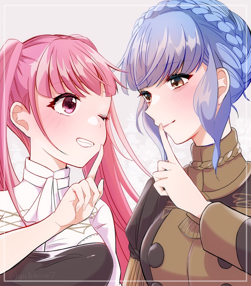 hilda valentine goneril and marianne von edmund (fire emblem and 1 more) drawn by yutohiroya