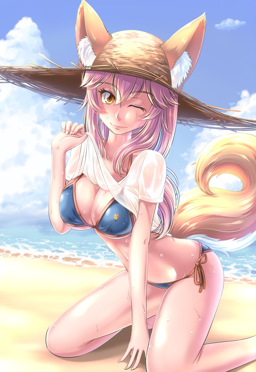 tamamo and tamamo no mae (fate and 1 more) drawn by kouno_ibuki