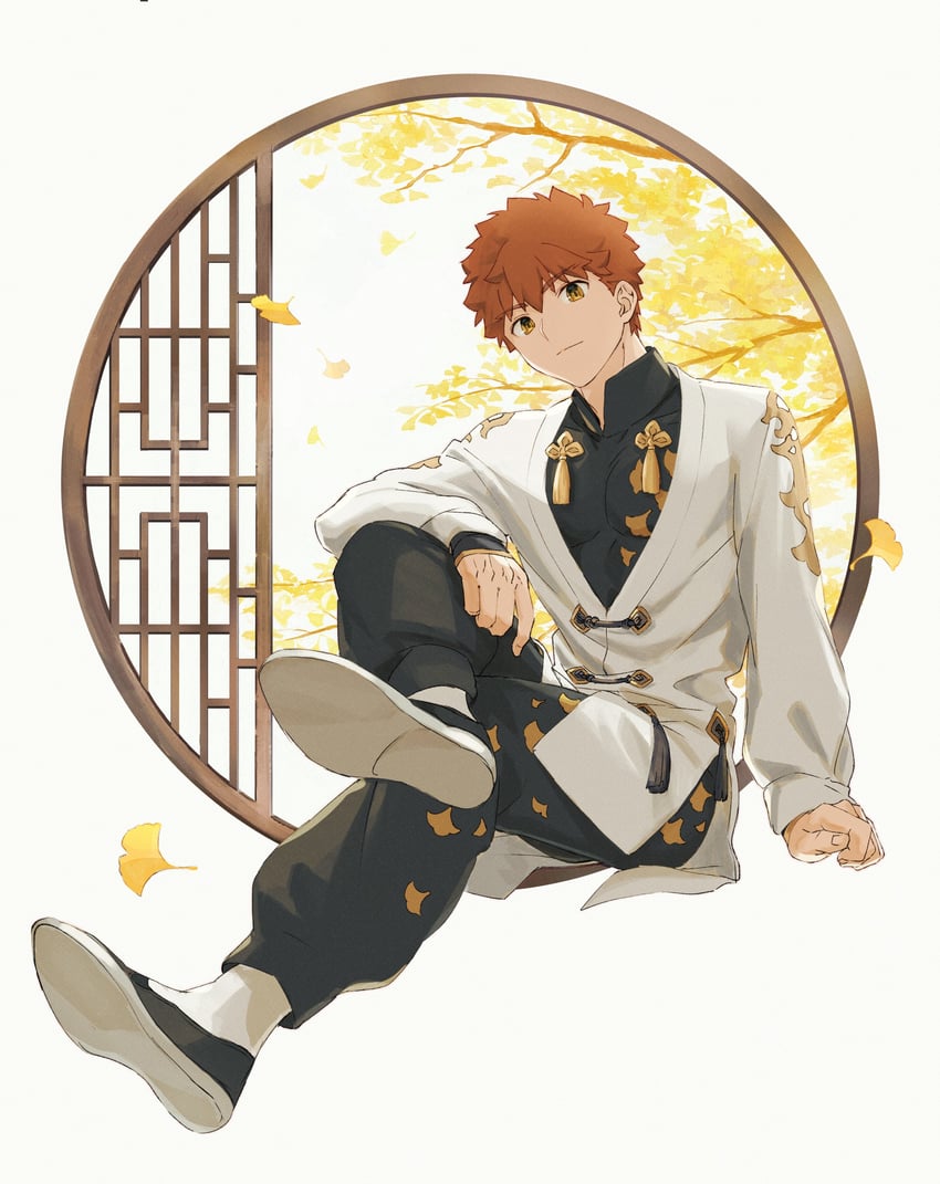 emiya shirou and senji muramasa (fate and 1 more) drawn by okonon_(kado_colda)