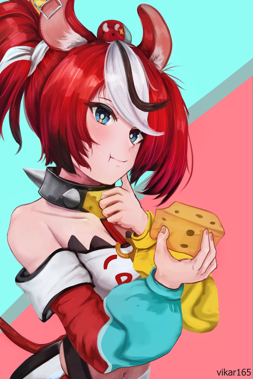 hakos baelz (hololive and 1 more) drawn by vikar