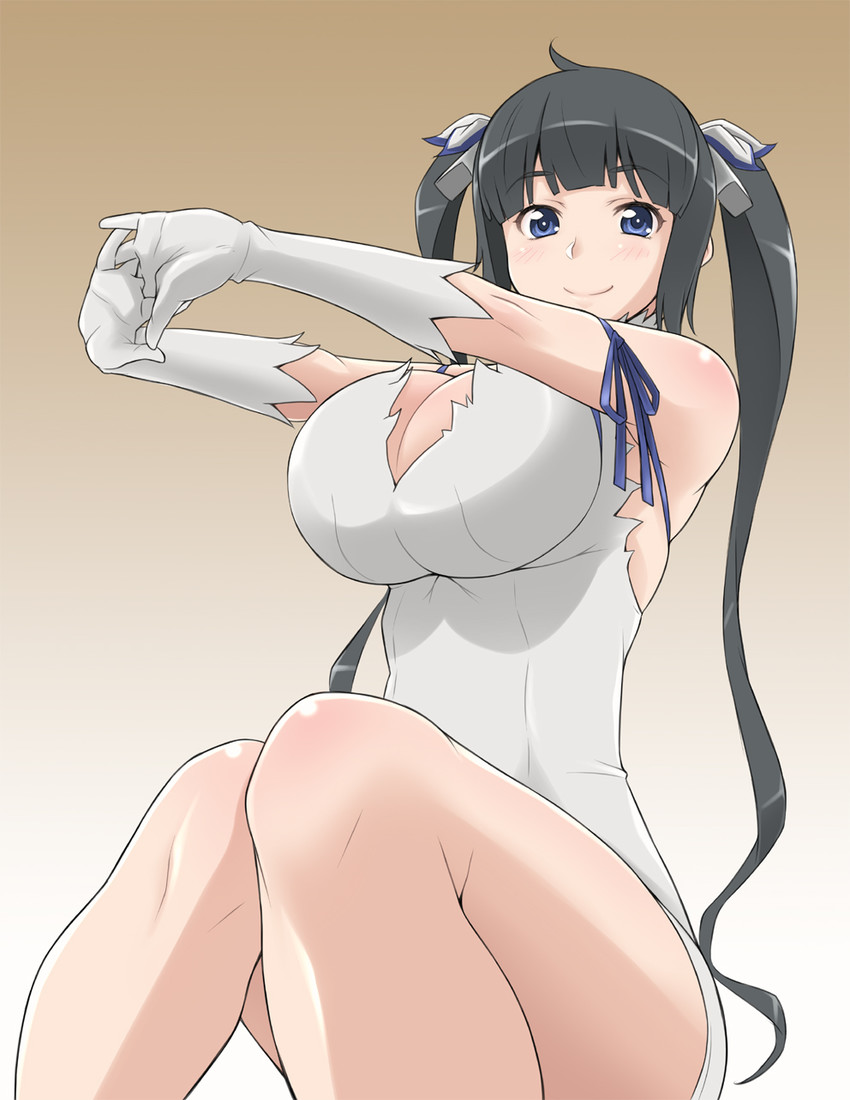 hestia (dungeon ni deai wo motomeru no wa machigatteiru darou ka) drawn by kemigawa_mondo