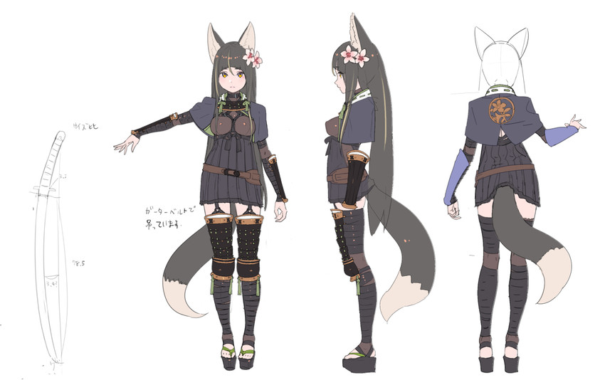 kitsunegasaki tametsugu (tenka hyakken) drawn by enkyo_yuuichirou