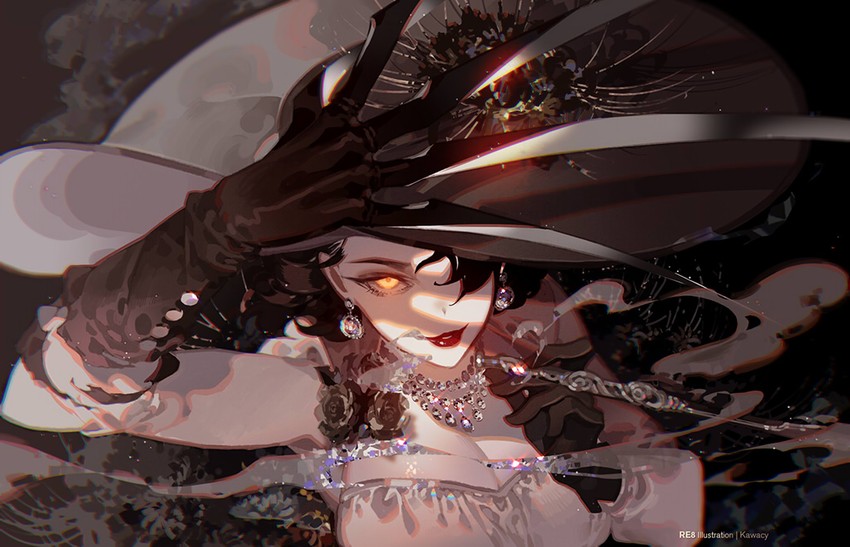 alcina dimitrescu (resident evil and 1 more) drawn by kawacy