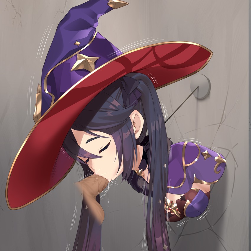 mona (genshin impact) drawn by mvv