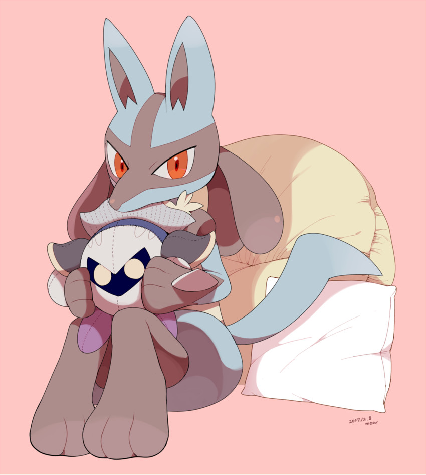 lucario and meta knight (pokemon and 2 more) drawn by mow_(m_mow)