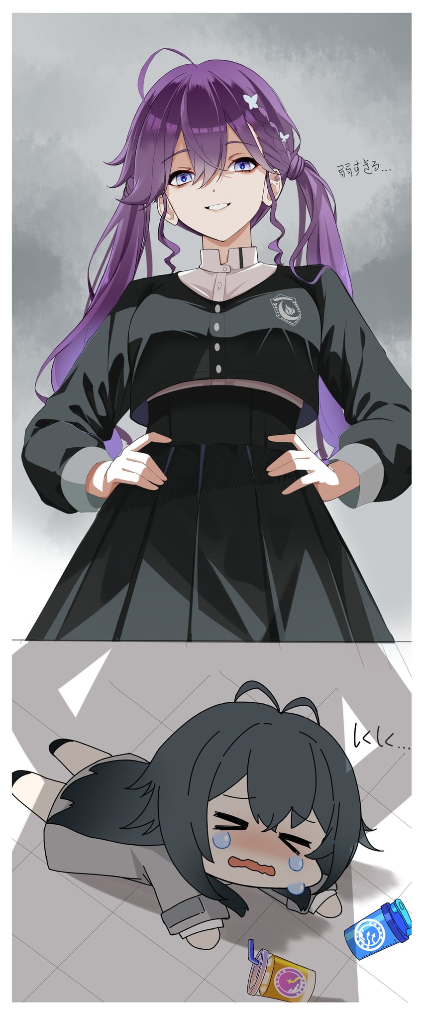 tsukimura temari and kaya rinha (idolmaster and 1 more) drawn by kiratto777