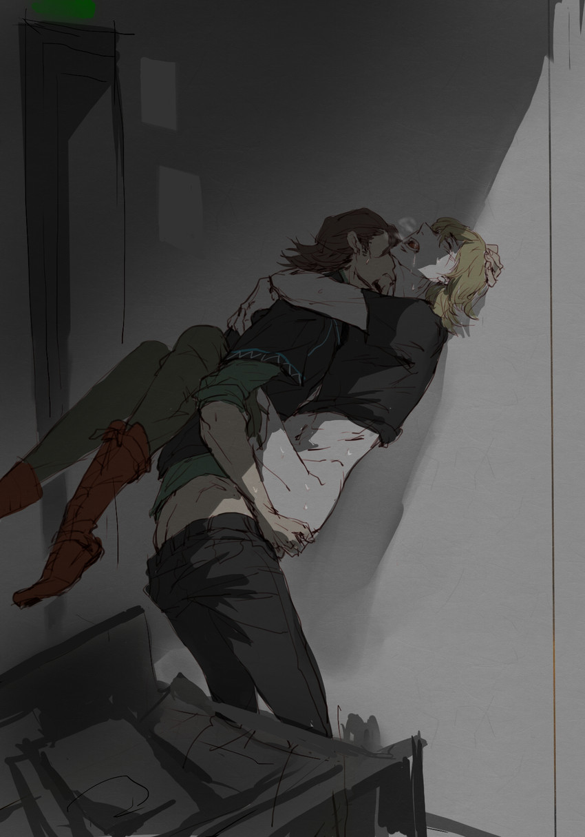 barnaby brooks jr. and kaburagi t. kotetsu (tiger & bunny) drawn by katou_setsuko and wwwe314