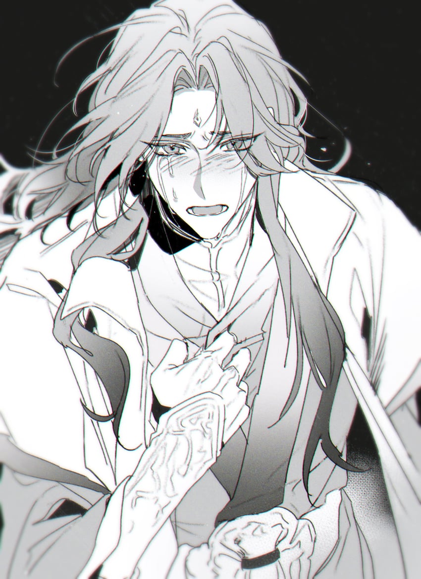 luo binghe (renzha fanpai zijiu xitong) drawn by white_som