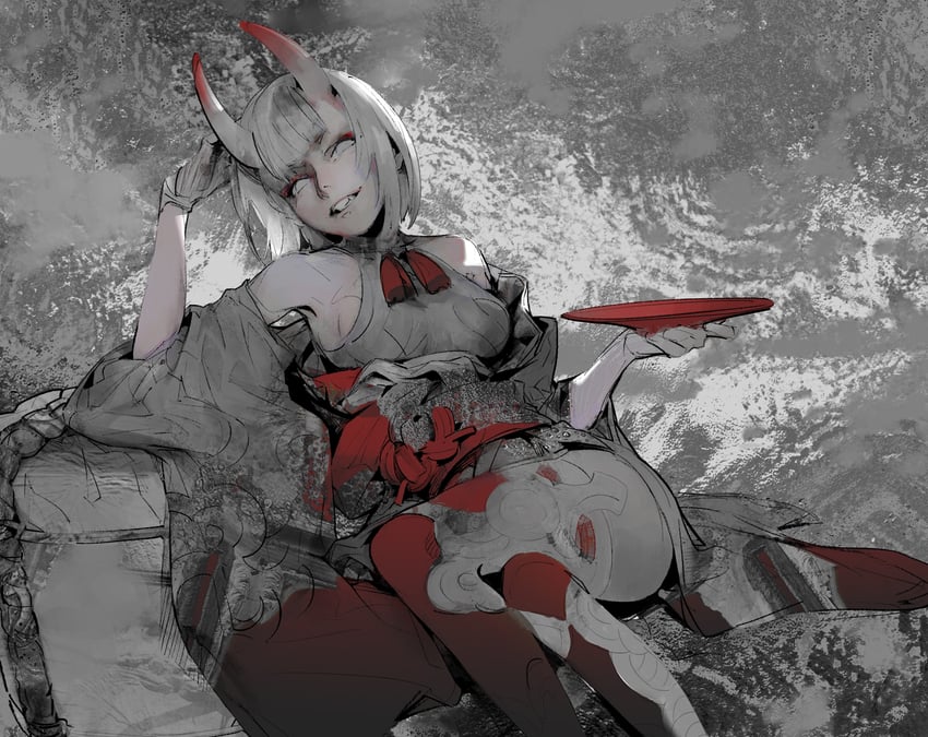 shuten douji (fate and 1 more) drawn by lucaxu1991