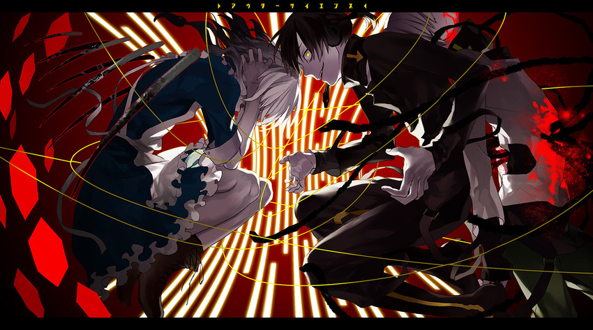 kozakura marry, konoha, and dark konoha (kagerou project and 1 more) drawn by yamakawa