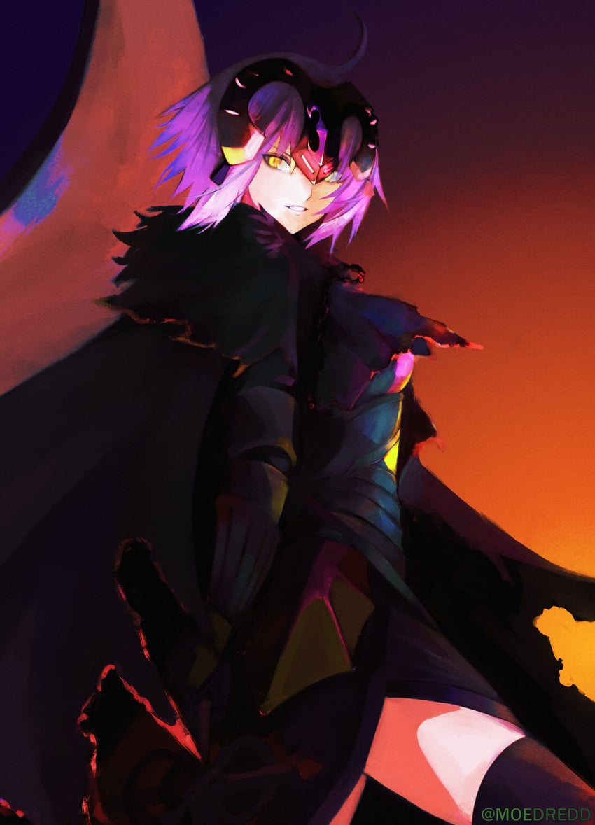 jeanne d'arc alter (fate and 1 more) drawn by moedredd