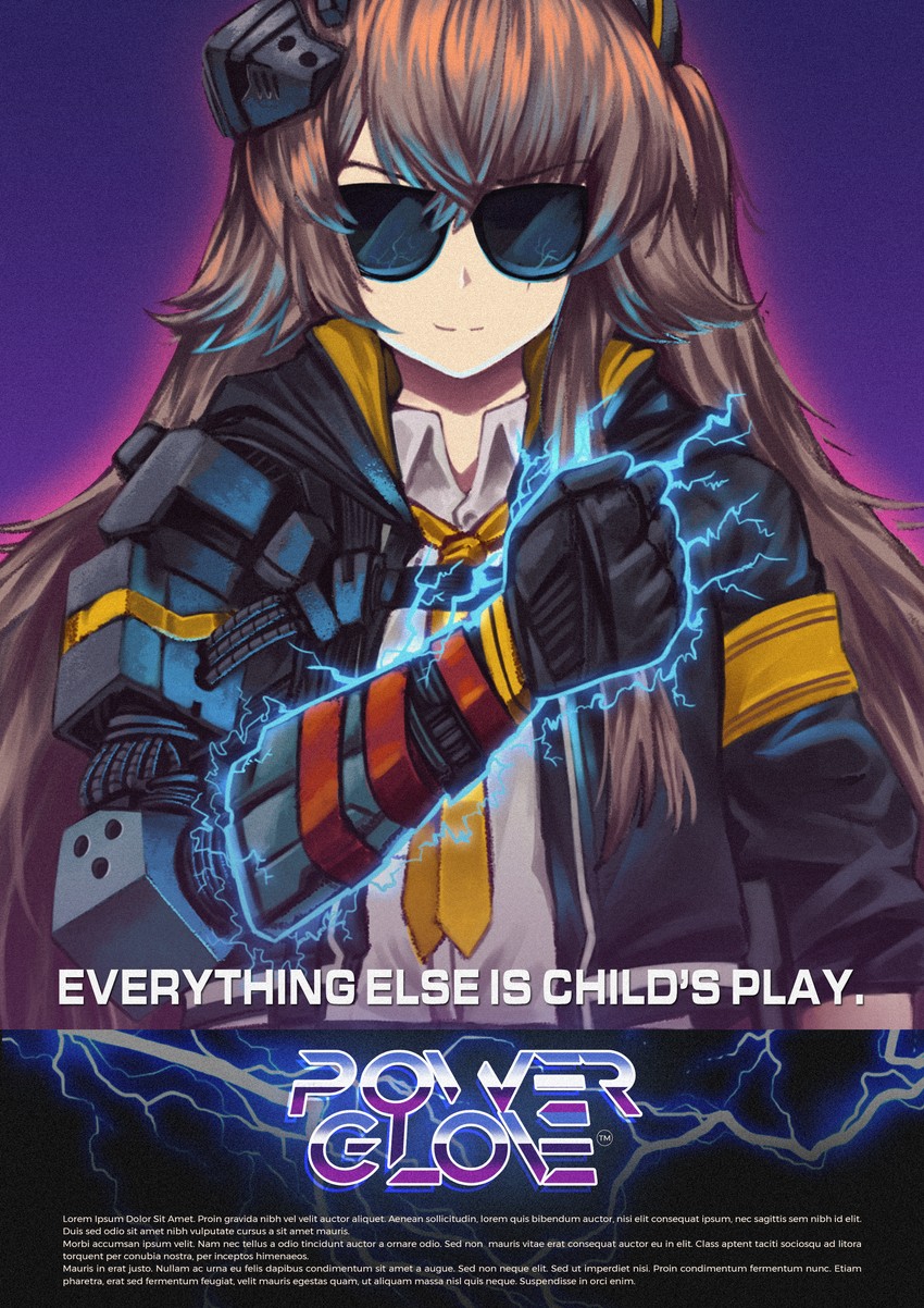 ump45 (girls' frontline and 1 more) drawn by persocon93