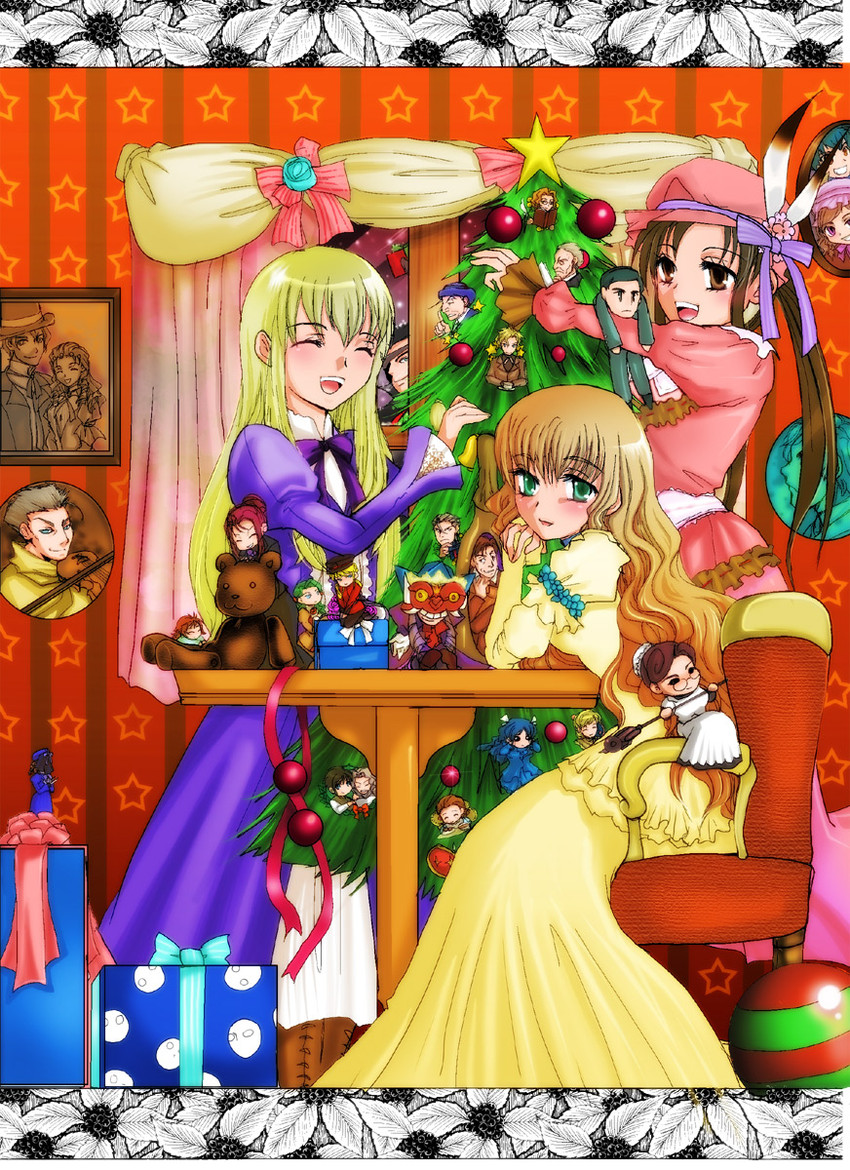 mary clarissa christie, charlotte bronte, and angelica derleth (steampunk and 1 more) drawn by ruru_(pixiv179244)