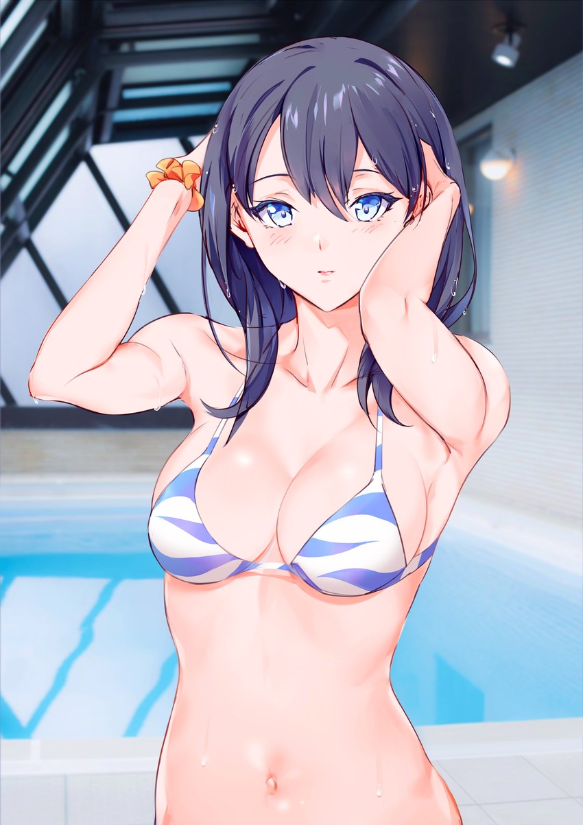 takarada rikka (gridman universe and 1 more) drawn by shiroi_ume