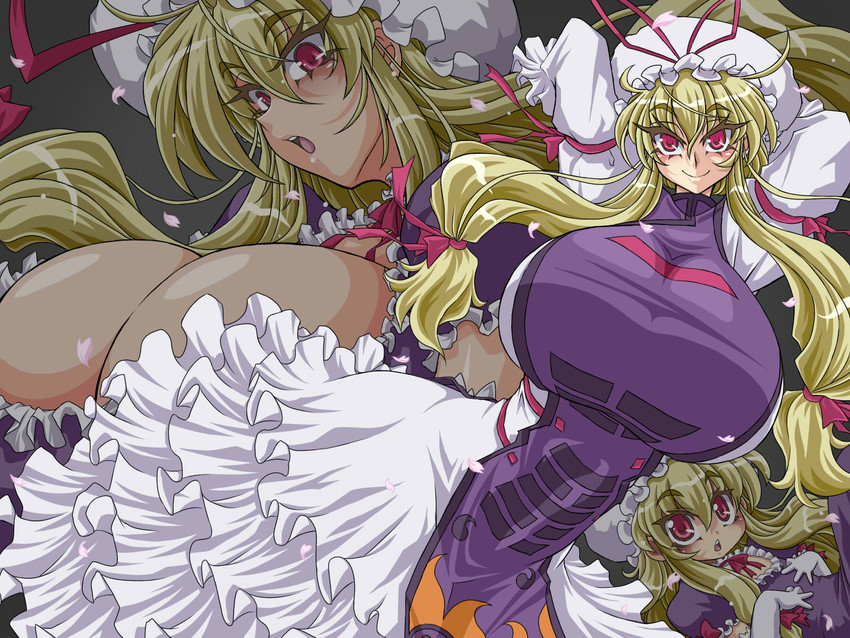 yakumo yukari (touhou) drawn by great_magami