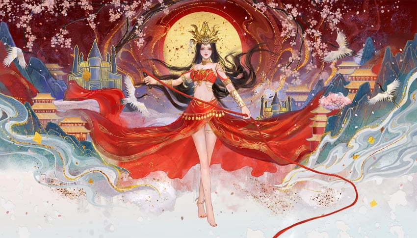 cai lin (doupo cangqiong) drawn by tiaotiao_he_hua_xianzi_baobei
