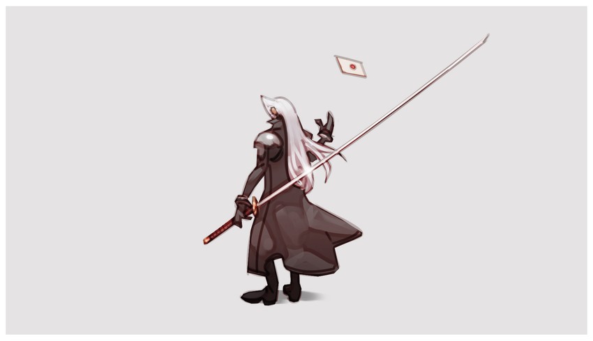 sephiroth (final fantasy and 2 more) drawn by nin_nakajima